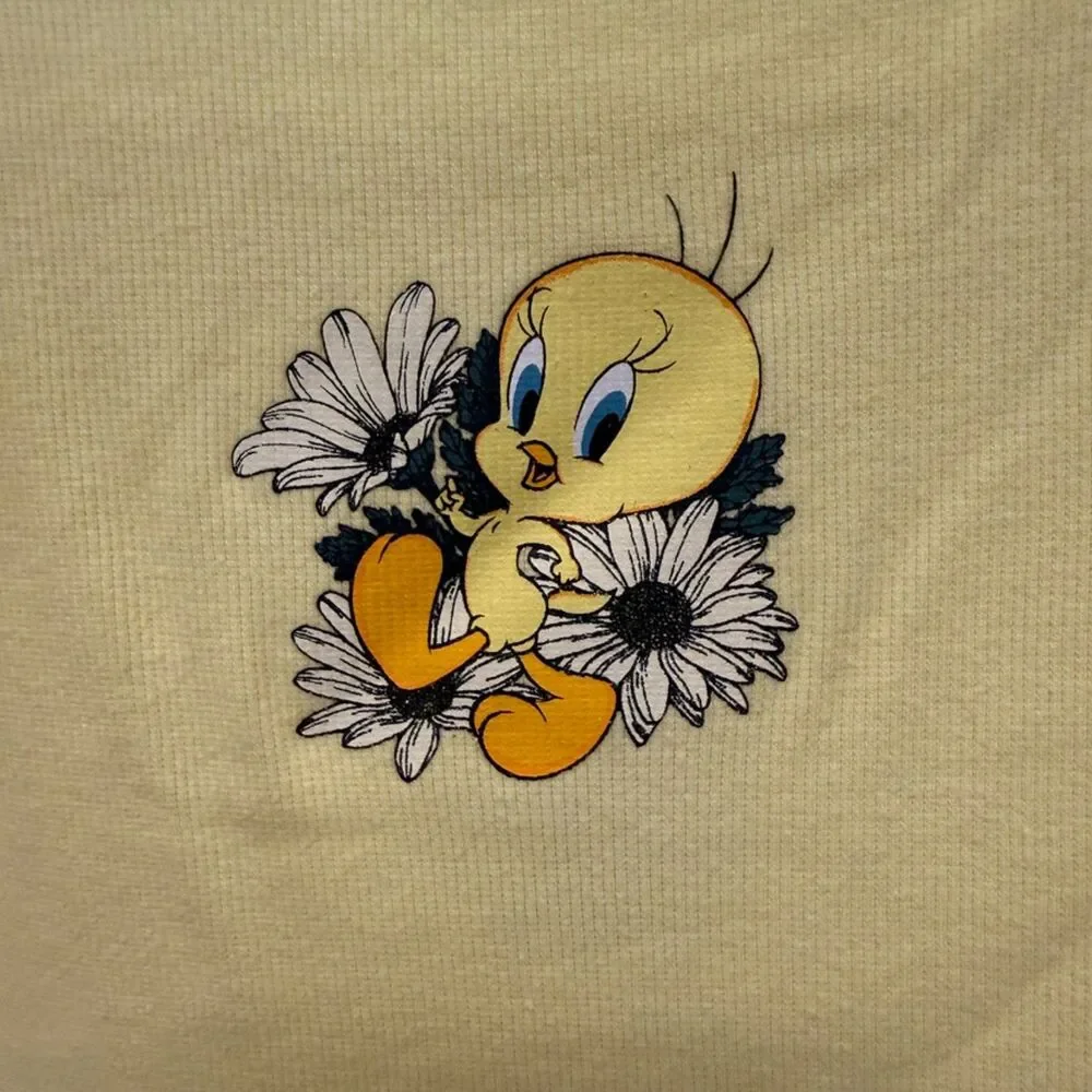 Looney Tunes Tweety Bird Daisy Bodycon Dress M‎